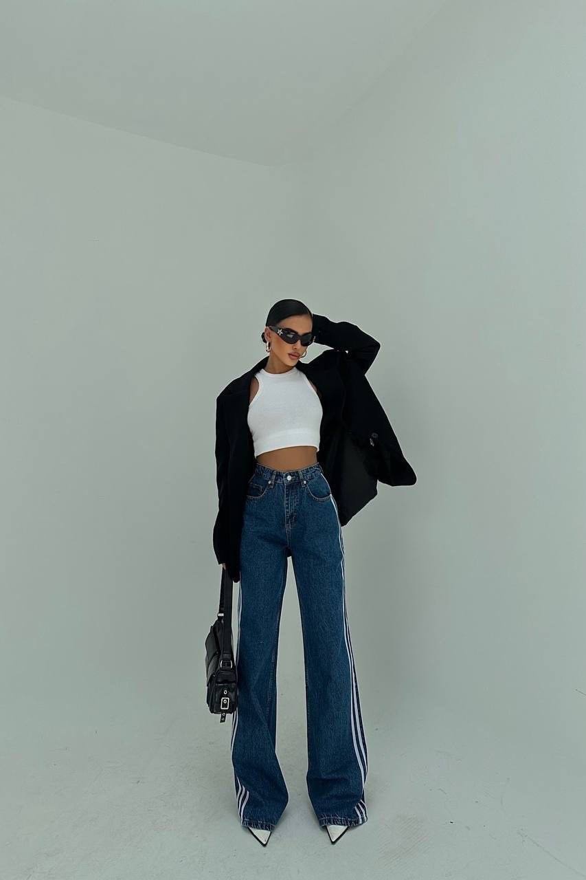Blugi Damă Oversize Albastru Monroe