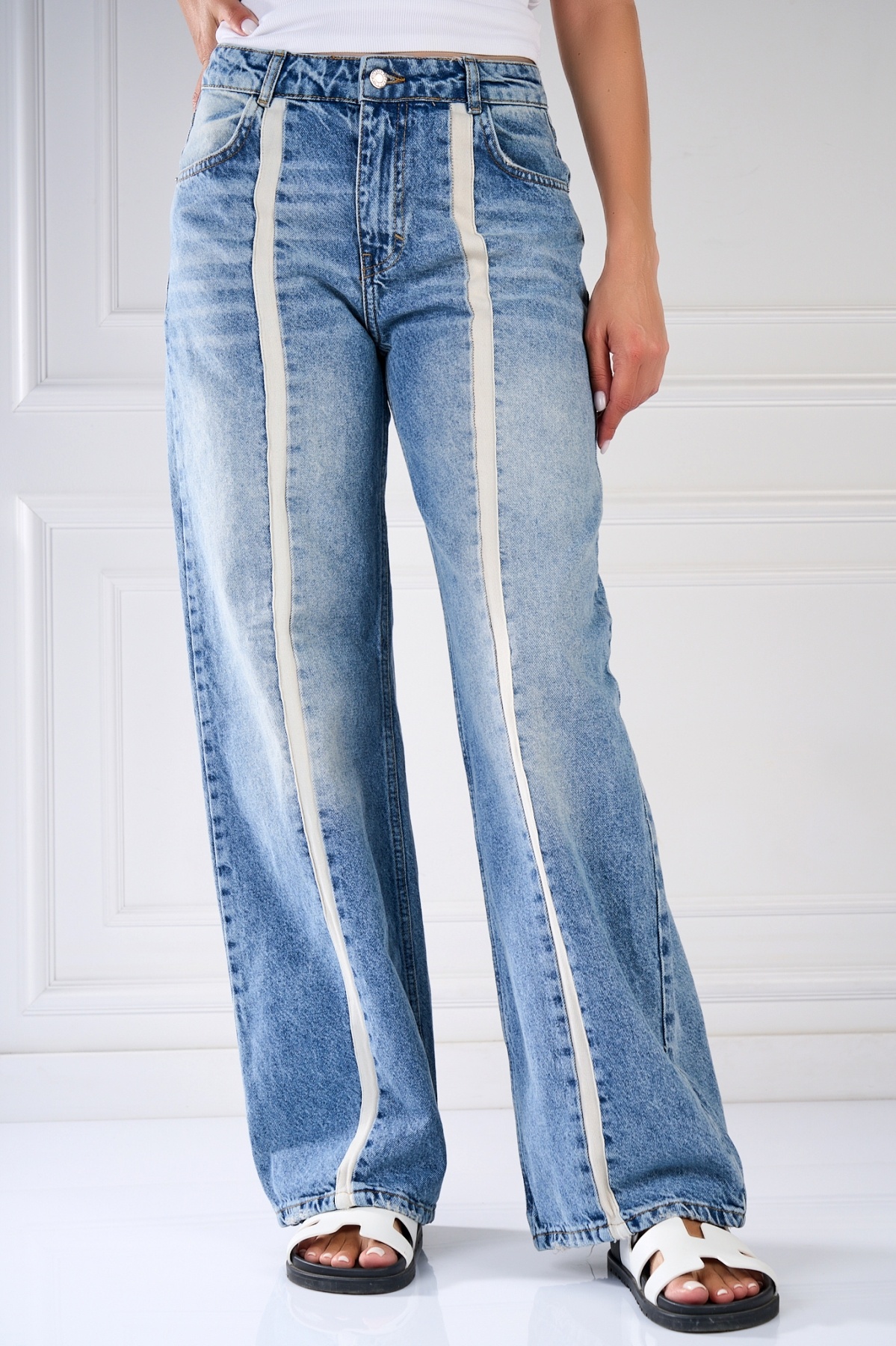 Blugi Regular Fit Albastri Taniska