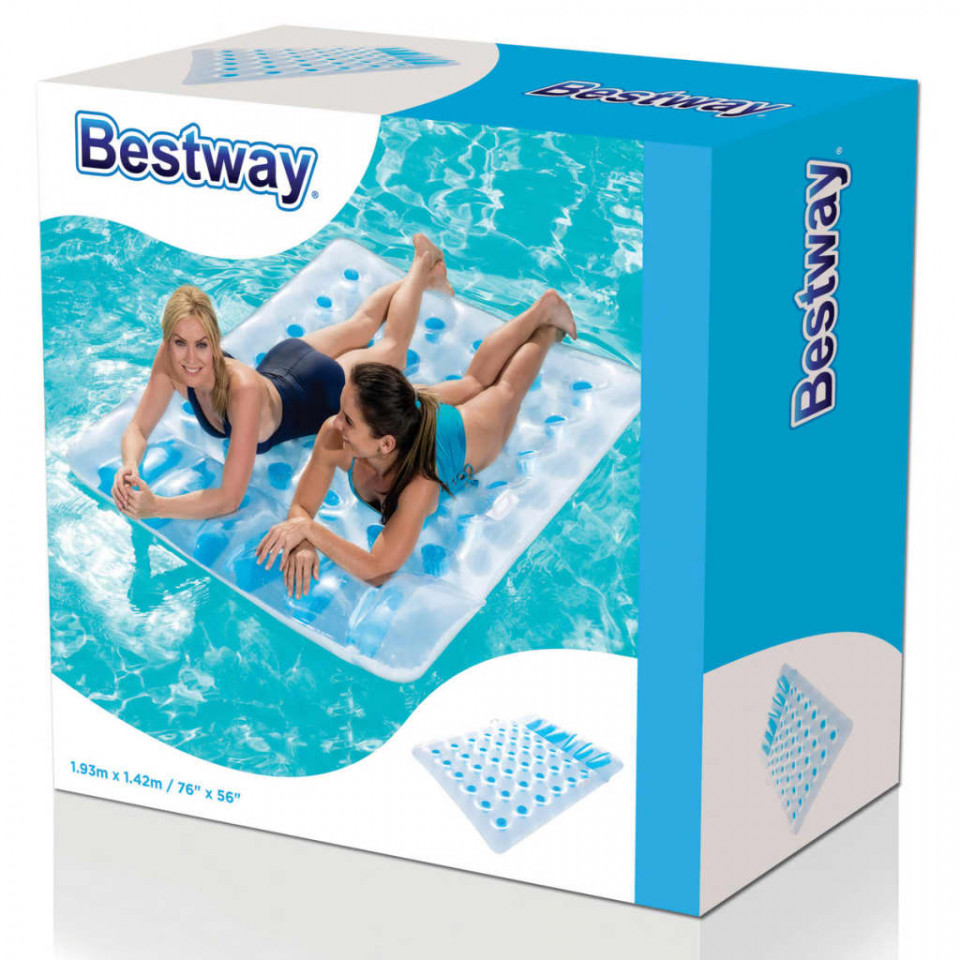 Bestway Saltea dublă gonflabilă de piscină, 43055 - 3 | YEO