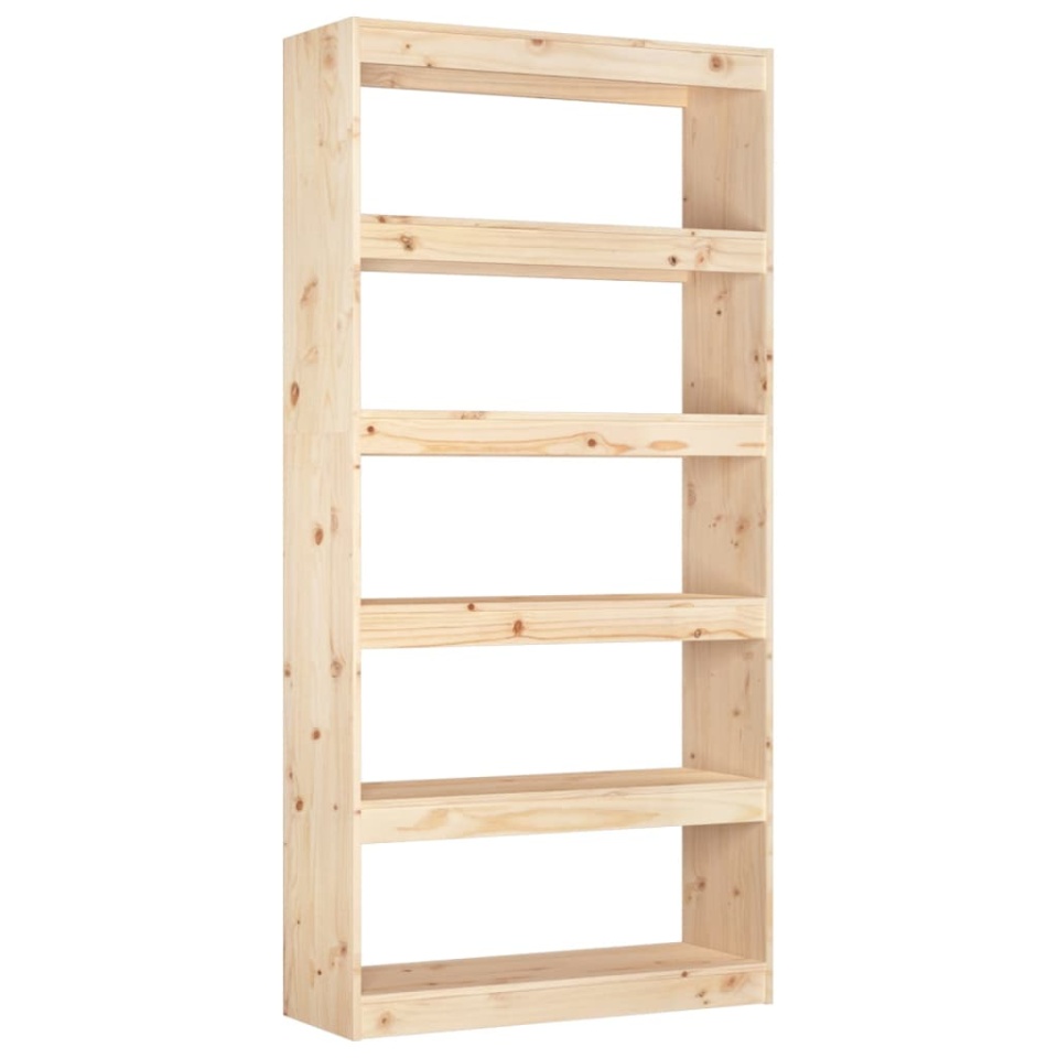 Bibliotecă/Separator cameră, 80x30x167,4 cm lemn masiv pin - 1 | YEO