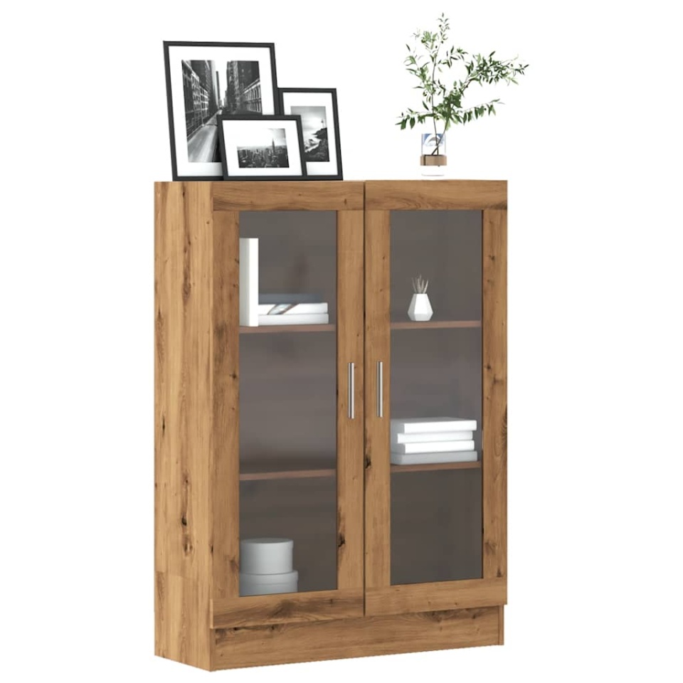 Bibliotecă, stejar artizanal, 82,5x30,5x115 cm, lemn prelucrat