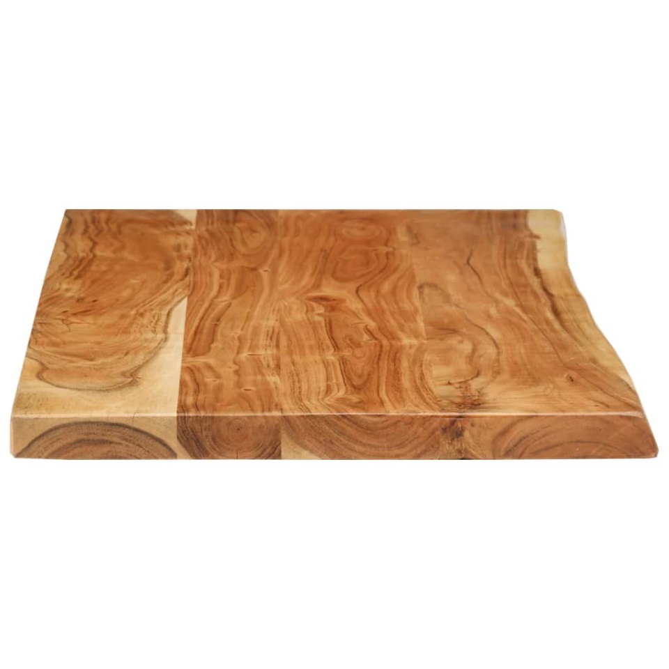 Blat lavoar de baie, 114x52x4 cm, lemn masiv de acacia - 3 | YEO