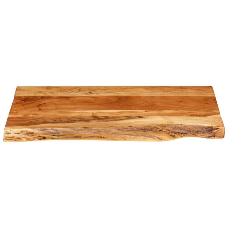 Blat lavoar de baie, 80x52x3,8 cm, lemn masiv de acacia - 2 | YEO