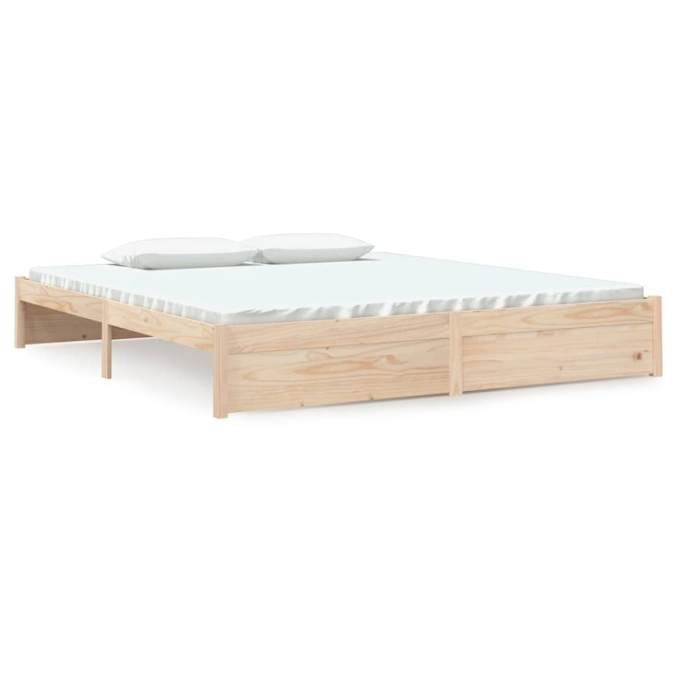 Cadru de pat Super King, 180x200 cm, lemn masiv - 1 | YEO