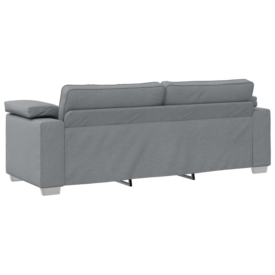 Canapea 3 locuri Gri deschis 178 cm Textil - 3 | YEO