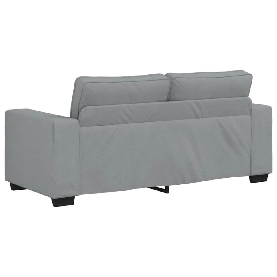 Canapea cu 2 locuri, țesătură gri deschis, 140 cm - 4 | YEO