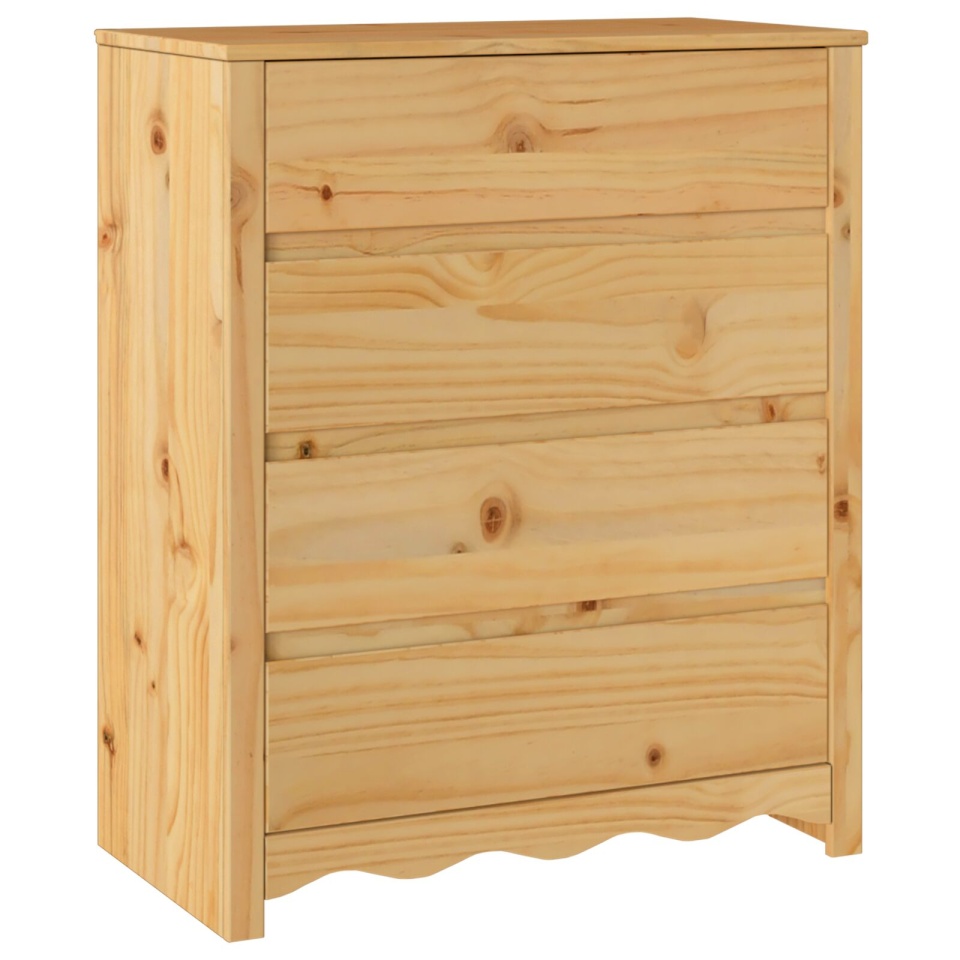 Comodă DRAMMEN 76,5x40x91 cm Lemn Solid Pin - 1 | YEO
