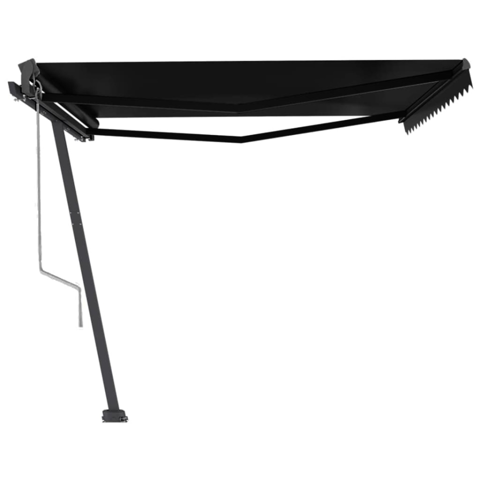 Copertină autonomă retractabilă automat, antracit, 450x350 cm - 3 | YEO