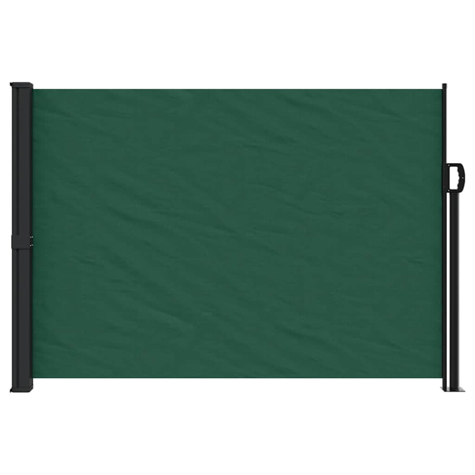 Copertina laterală retractabilă, verde închis, 140x300 cm - 2 | YEO