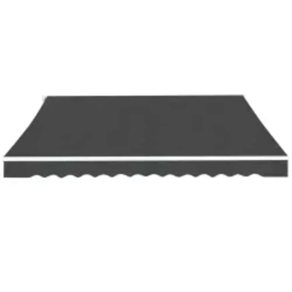 Copertină pliabilă acționată manual, antracit, 600 cm - 1 | YEO