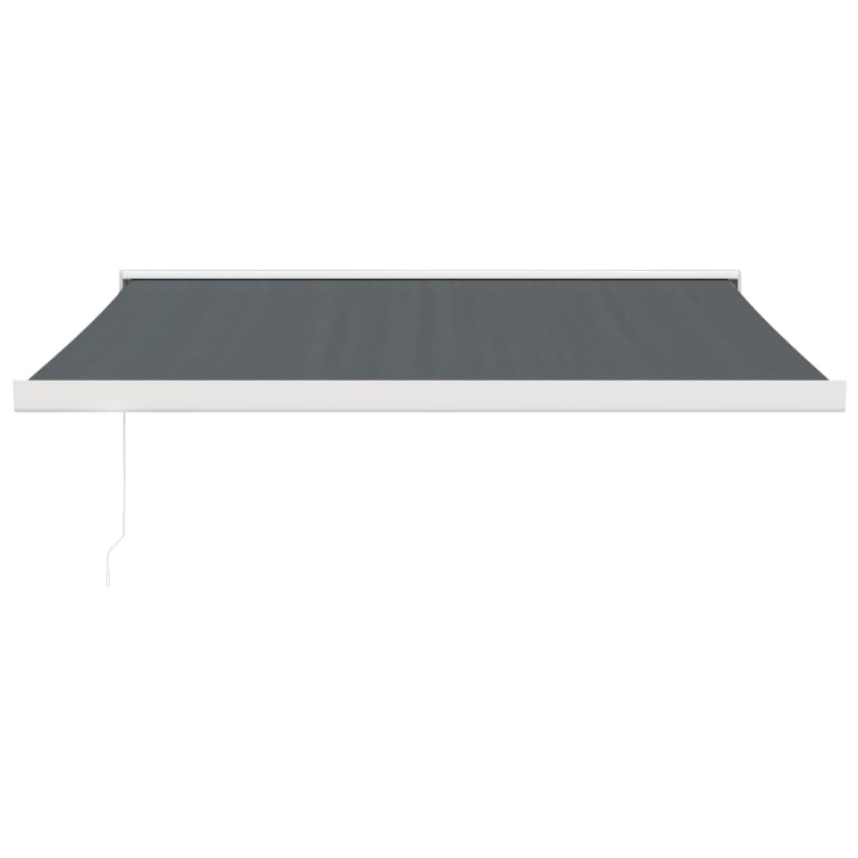 Copertină retractabilă, antracit, 3x2,5 m, textil și aluminiu - 2 | YEO