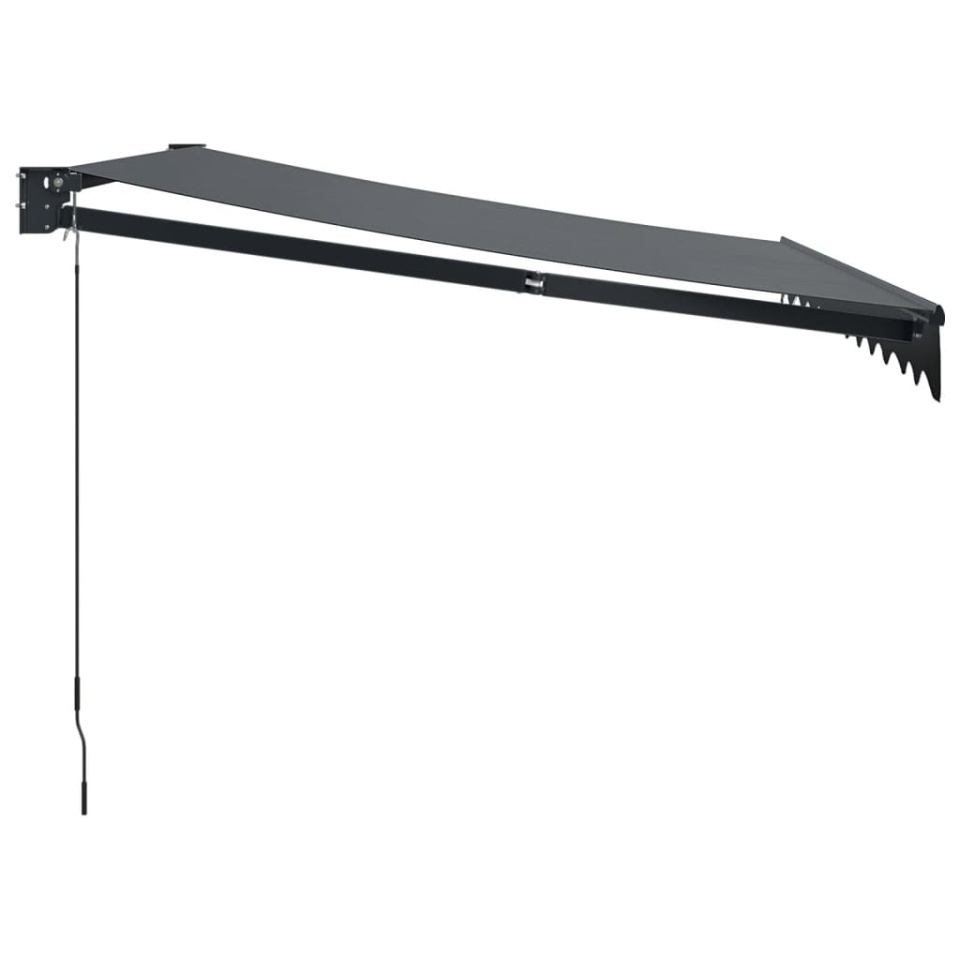 Copertină retractabilă, antracit, 3x2,5 m, textil și aluminiu - 3 | YEO