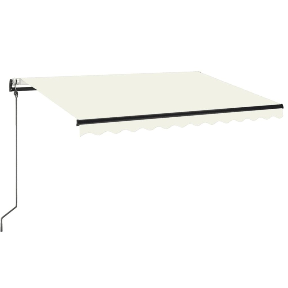 Copertină retractabilă automat, crem, 350x250 cm - 1 | YEO