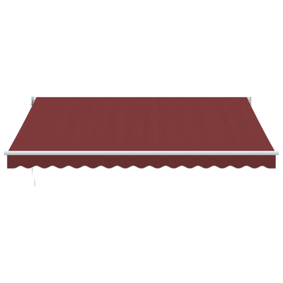 Copertina retractabilă automat, vișiniu, 400x300 cm - 2 | YEO