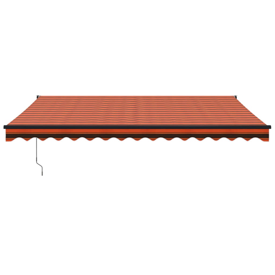 Copertina retractabilă automată, portocaliu și maro, 4x3 m - 2 | YEO