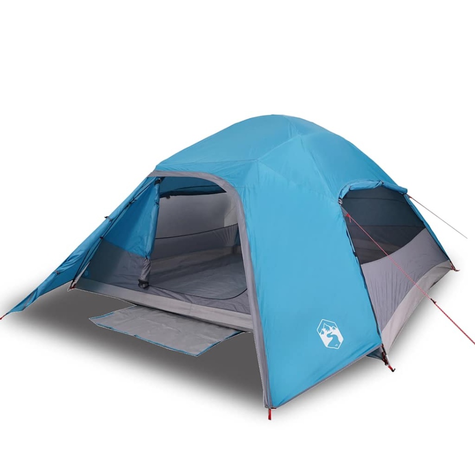 Cort de camping cupolă pentru 4 persoane, albastru, impermeabil - 1 | YEO