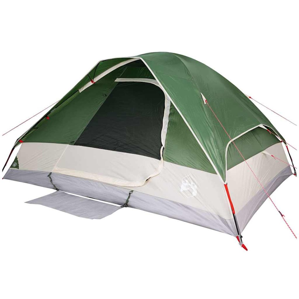 Cort de camping cupolă pentru 6 persoane, verde, impermeabil - 3 | YEO