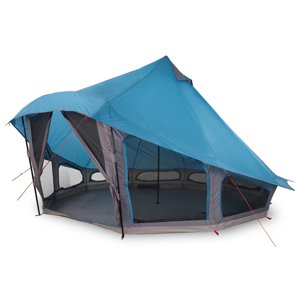 Cort Familial Tipi Albastru 10-Persoane Impermeabil - 2 | YEO