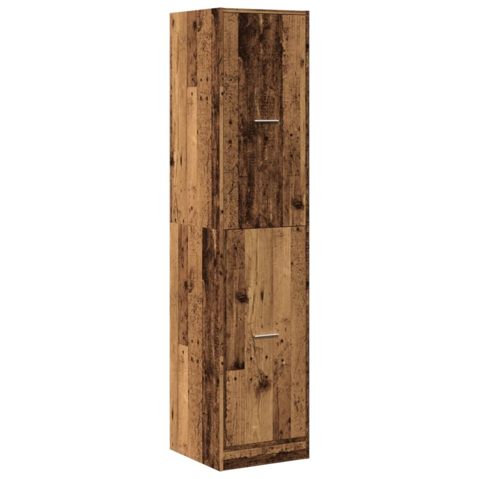 Dulap de farmacie, lemn vechi, 40x41x174,5 cm, lemn prelucrat - 2 | YEO