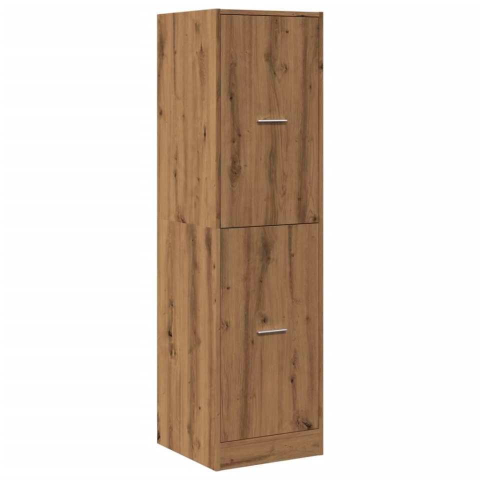 Dulap farmacie, stejar artizanal, 40x41x144,5cm, lemn prelucrat - 2 | YEO