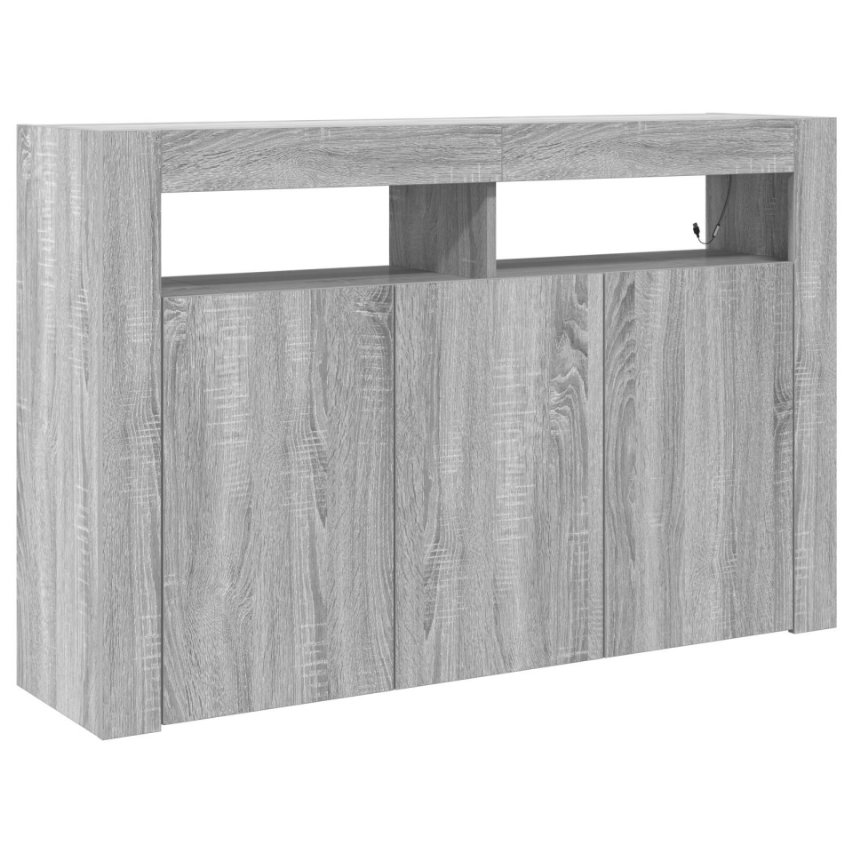 Dulap Gri sonoma Lemn laminat 116 x 30 x 75 cm Dulap - 1 | YEO