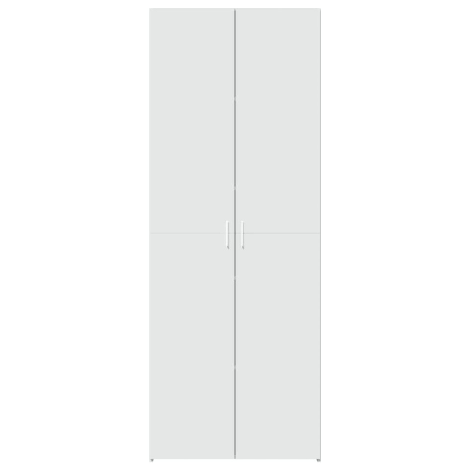 Dulap înalt, alb, 70x42,5x185 cm, lemn prelucrat - 3 | YEO