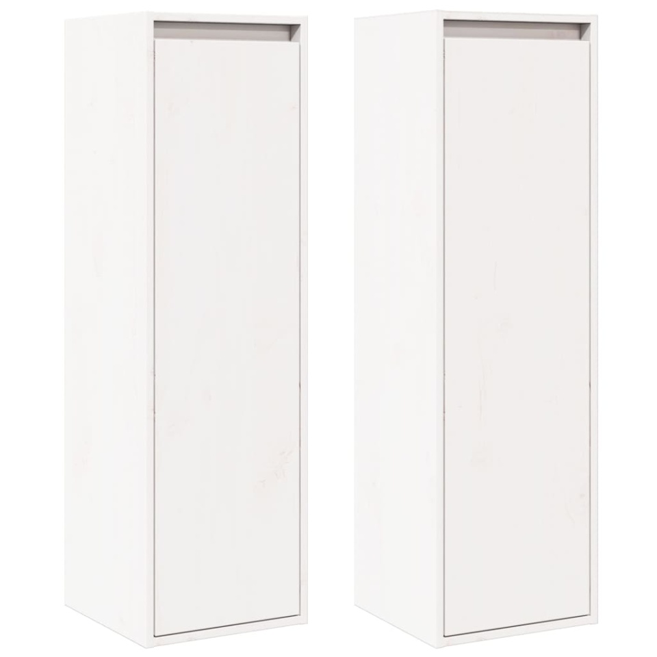 Dulapuri de perete, 2 buc., 30x30x100 cm, lemn masiv de pin - 1 | YEO