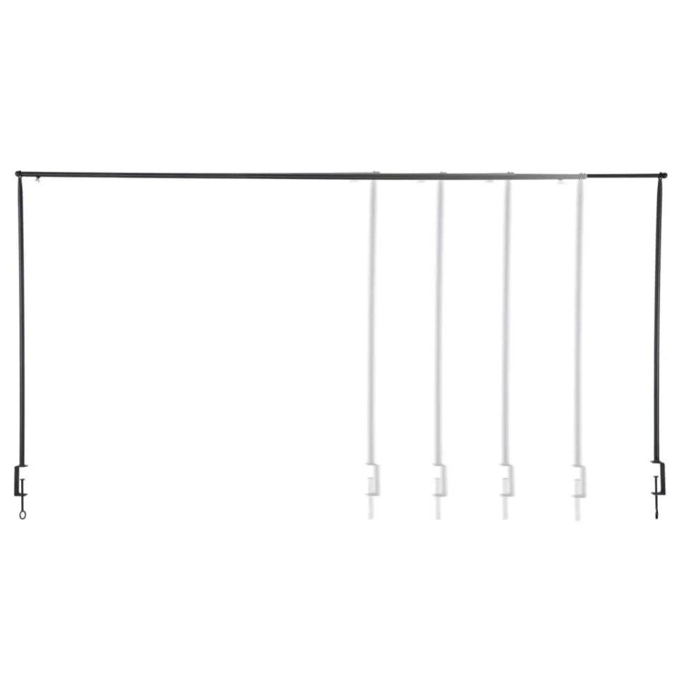 Esschert Design Tijă decorativă pentru masă, cu clemă neagră - 3 | YEO