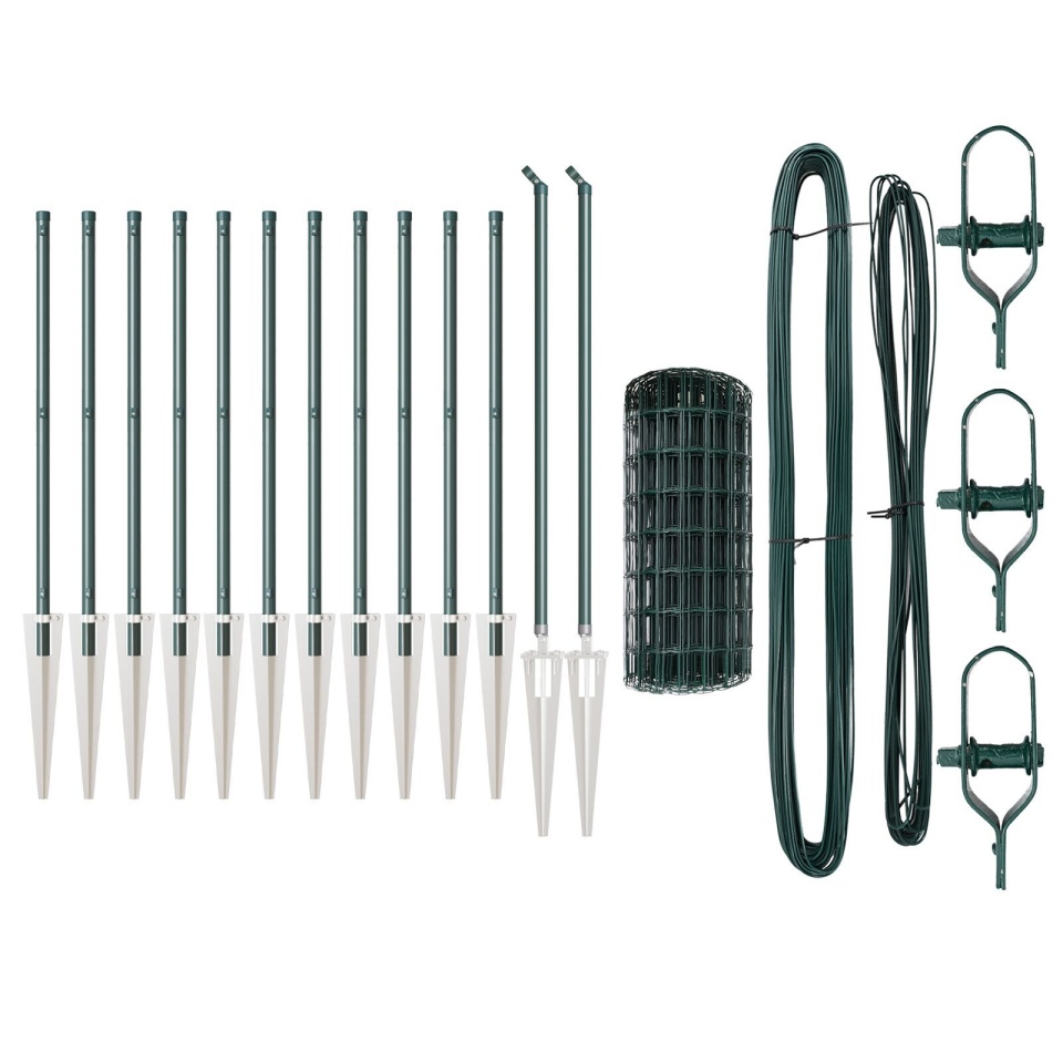 Euro Fence Set de 2 Verde Metal 25 x 0.8 m Durabil Gard Euro - 1 | YEO