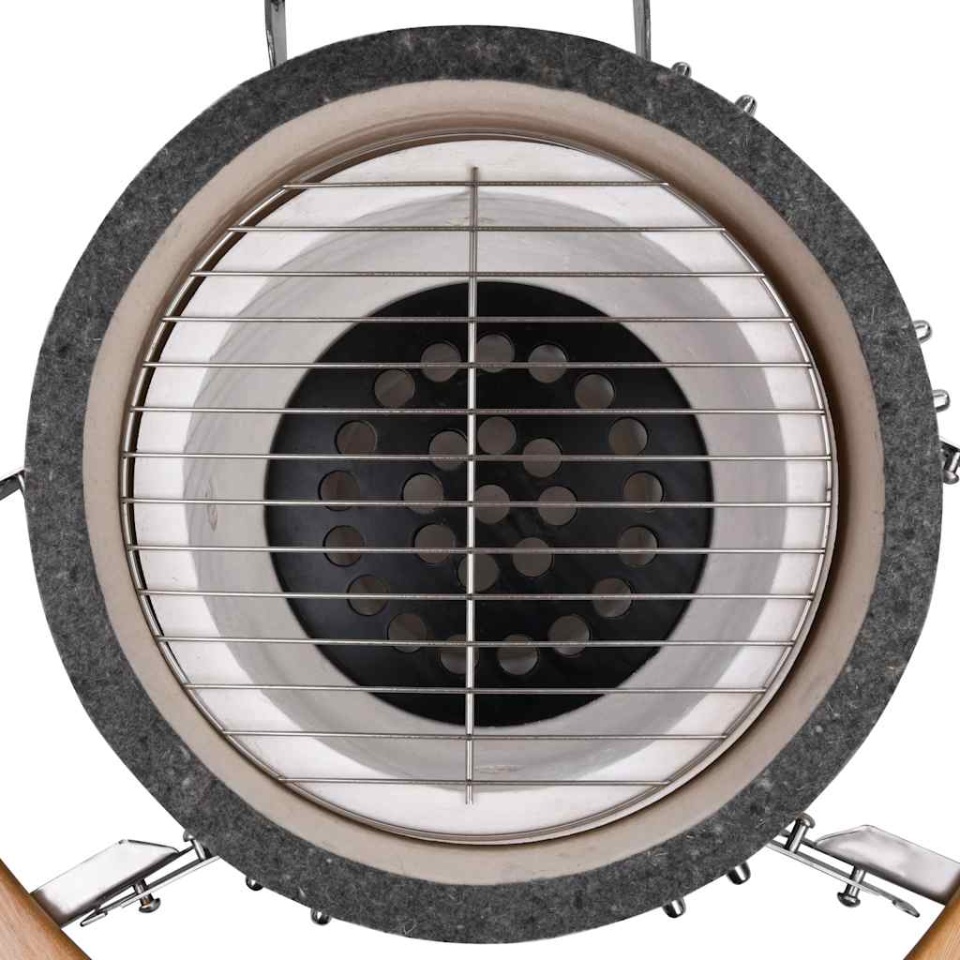 Grătar Kamado cu afumătoare din ceramică 81 cm - 4 | YEO