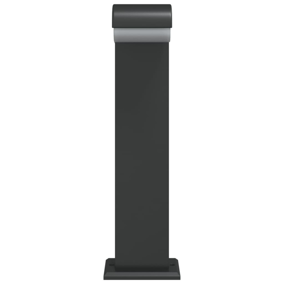 Lămpi exterioare de podea 3 buc. negru 50 cm aluminiu turnat - 3 | YEO