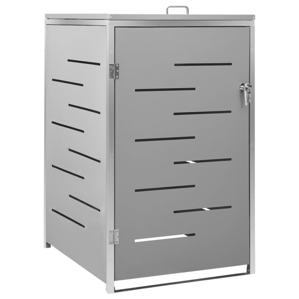 Magazie pentru pubelă unică, 69x77,5x112,5 cm, oțel inoxidabil - 1 | YEO