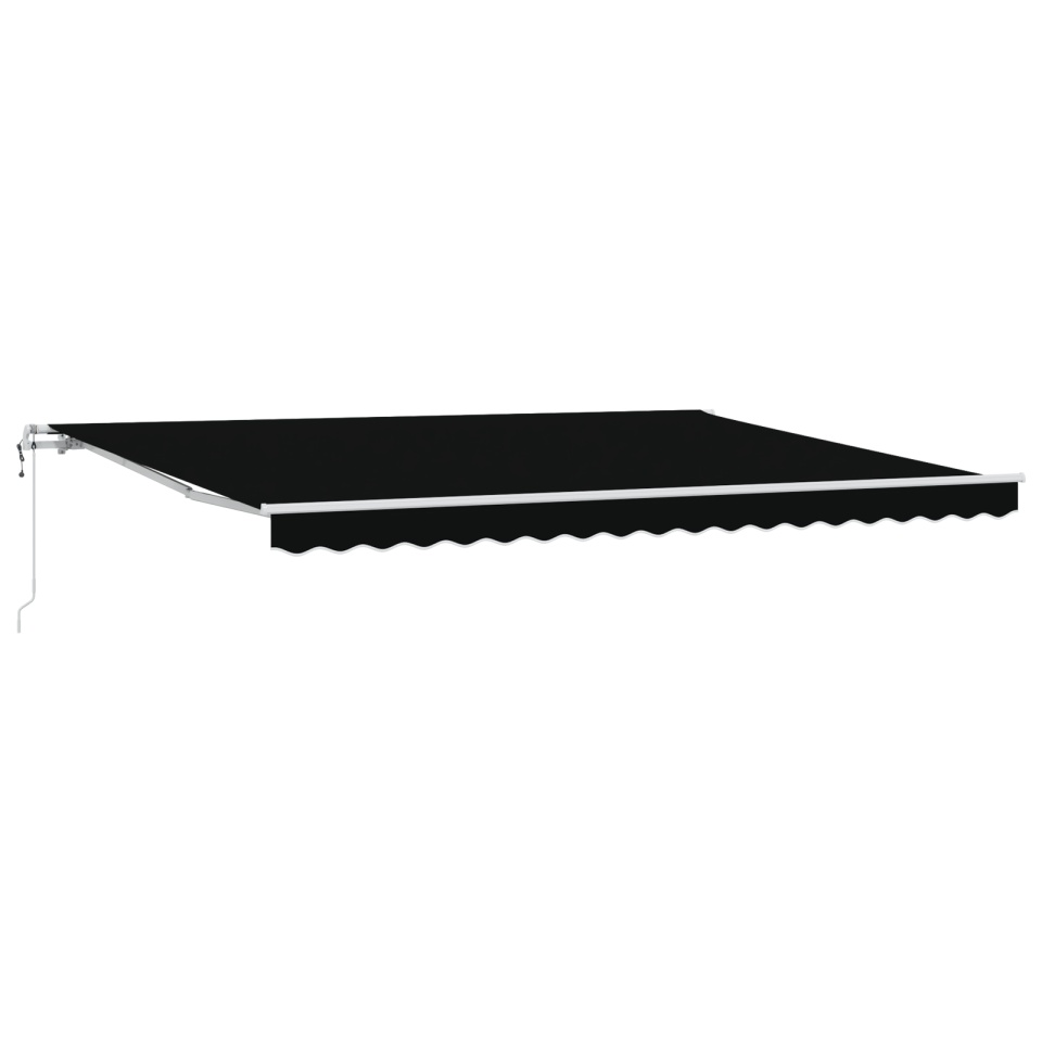 Marchiza automată retractabilă neagră 450x300 cm, Material de schimb pentru marchiză 4.5x3 m negru - 1 | YEO