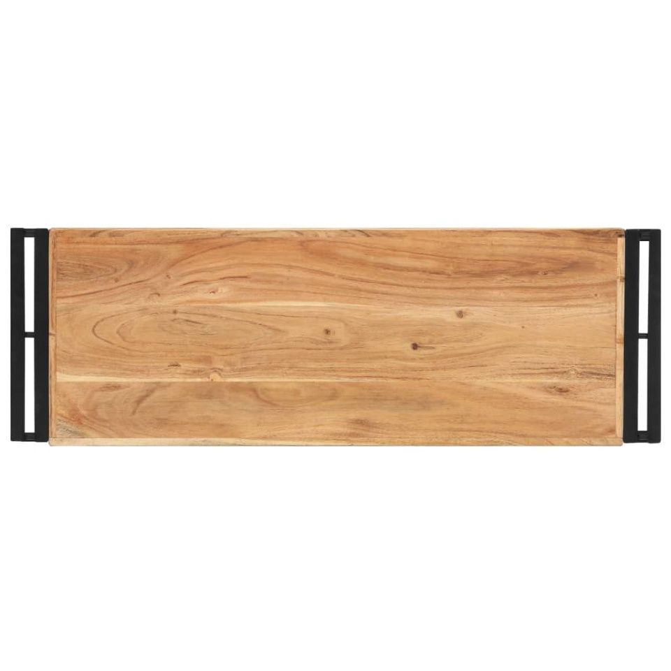 Masă consolă, 90x30x75 cm, lemn masiv de acacia - 2 | YEO