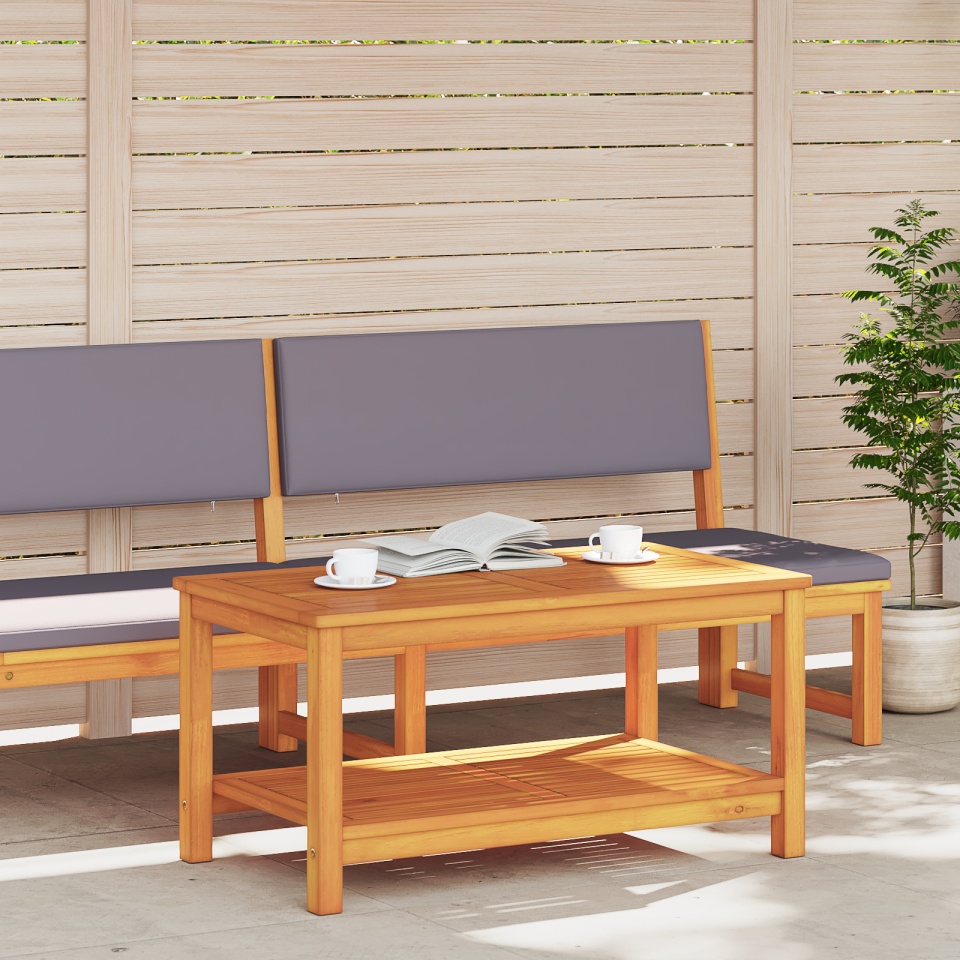 Masa de cafea 110x55x45 cm Lemn solid de acacia - 2 | YEO