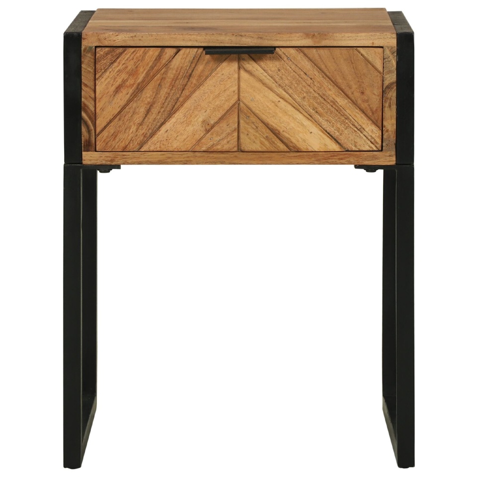 Noptieră 40x35x50 cm Lemn masiv de acacia - 3 | YEO