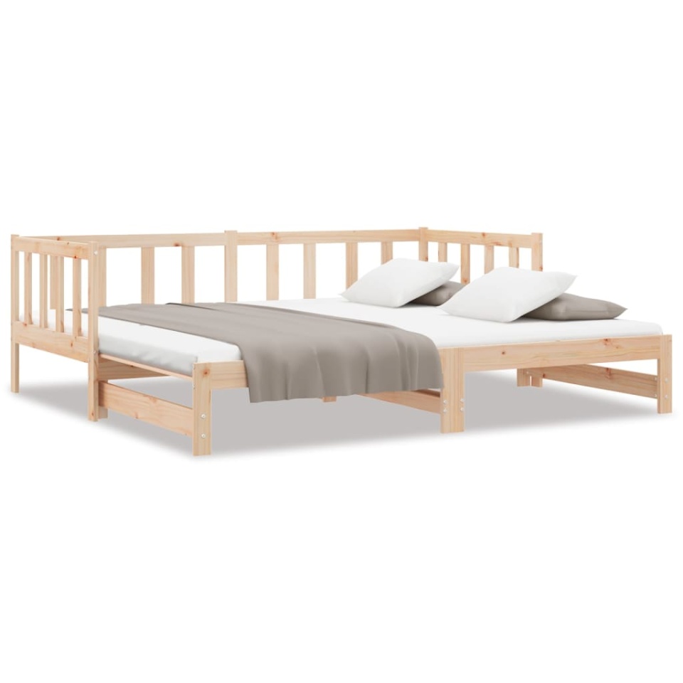 Pat de zi cu extensie, 90x190 cm, lemn masiv de pin - 1 | YEO