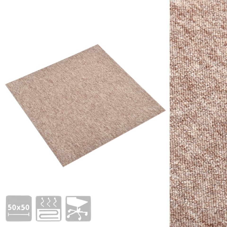 Plăci de pardoseală, 20 buc., bej, 50 x 50 cm, 5 m² - 2 | YEO