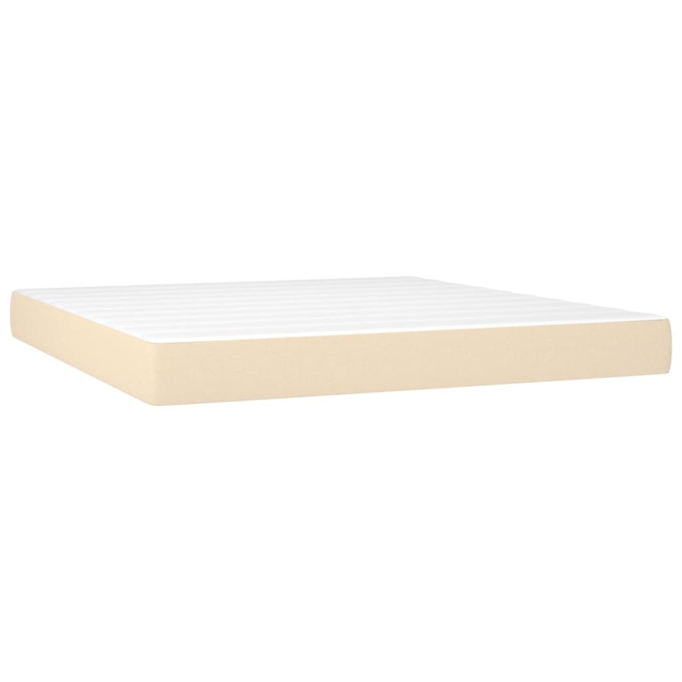Saltea de pat cu arcuri, crem, 160x200x20 cm, textil - 1 | YEO