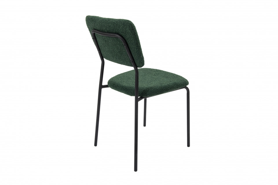 Scaun bucatarie, tapitat cu stofa, s-209, verde - 3 | YEO