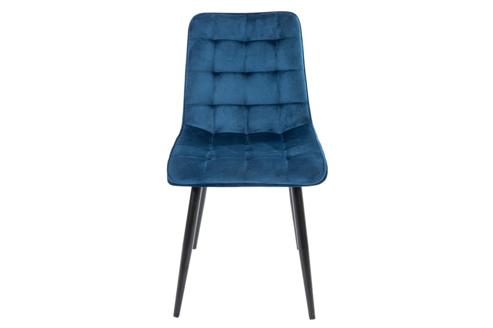 Scaun bucatarie tapitat, S-214, Stofa, Albastru - 1 | YEO