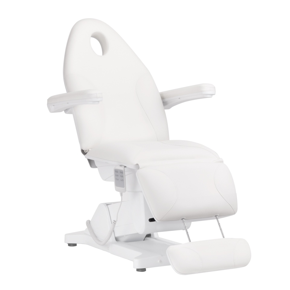 Scaun cosmetic electric Sillon Basic 3 motoare alb - 2 | YEO