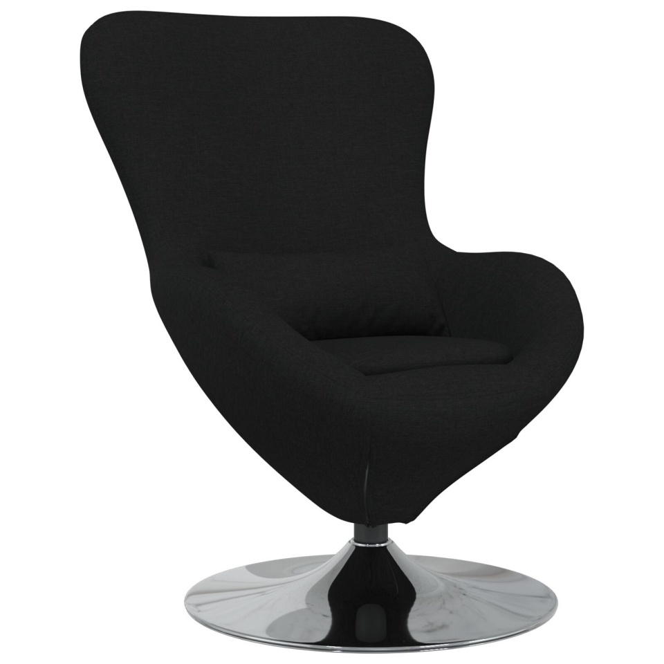 Scaun Ou Negru din stofă - 1 | YEO