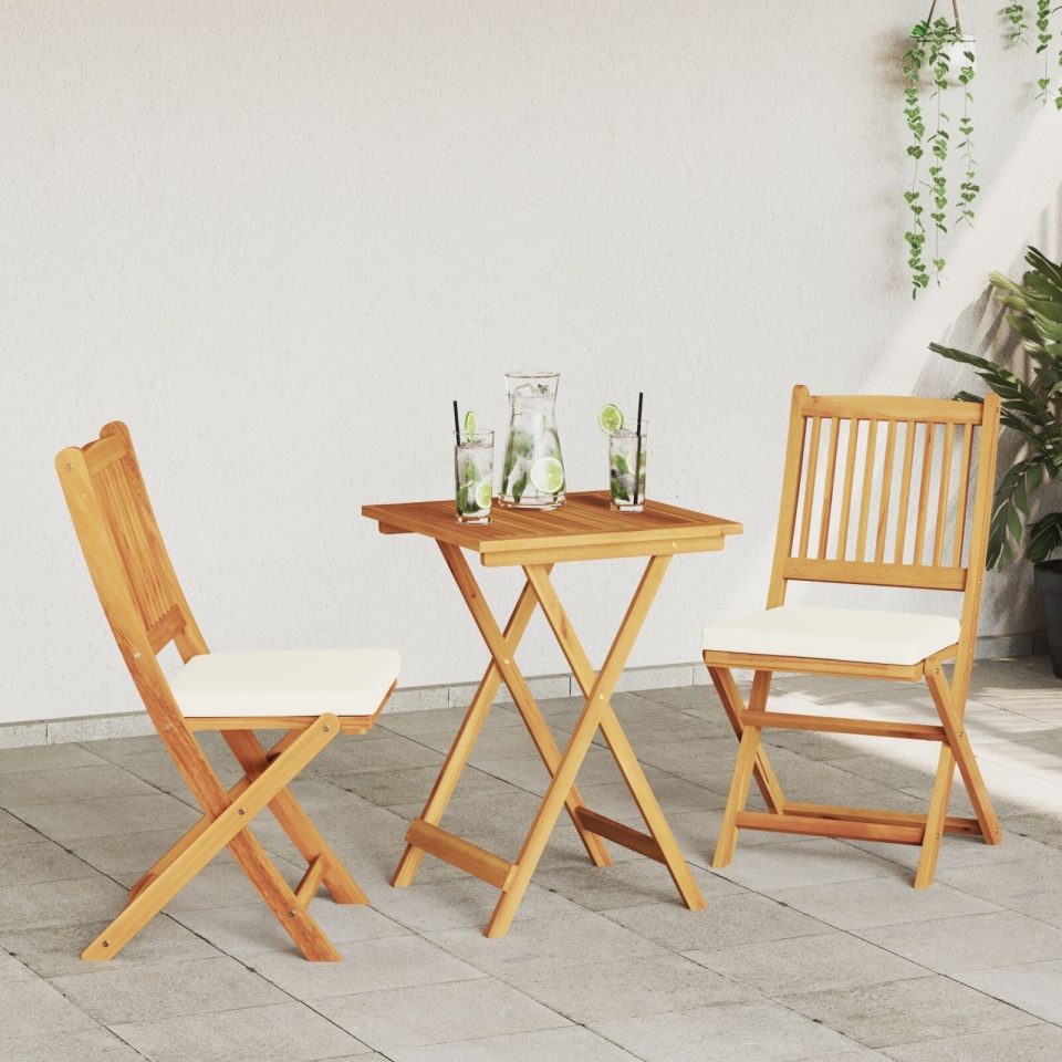 Set Bistro Grădină 3 Piese Lemn Masiv Acacia - 3 | YEO
