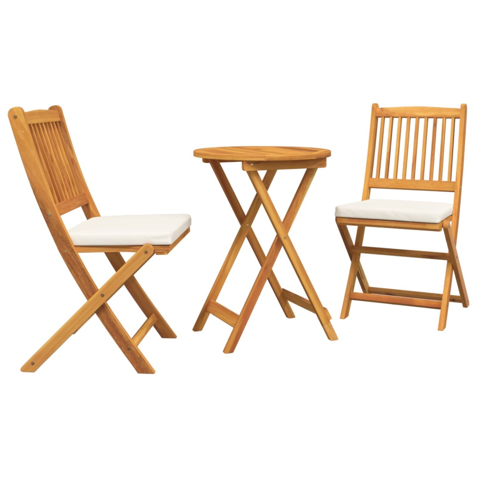Set Bistro pentru Grădină 3 Piese din Lemn Solid de Acacia - 1 | YEO