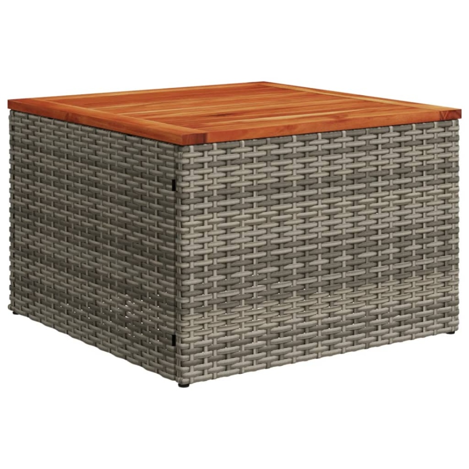 Set canapele de grădină cu perne, 8 piese, gri, poliratan - 3 | YEO