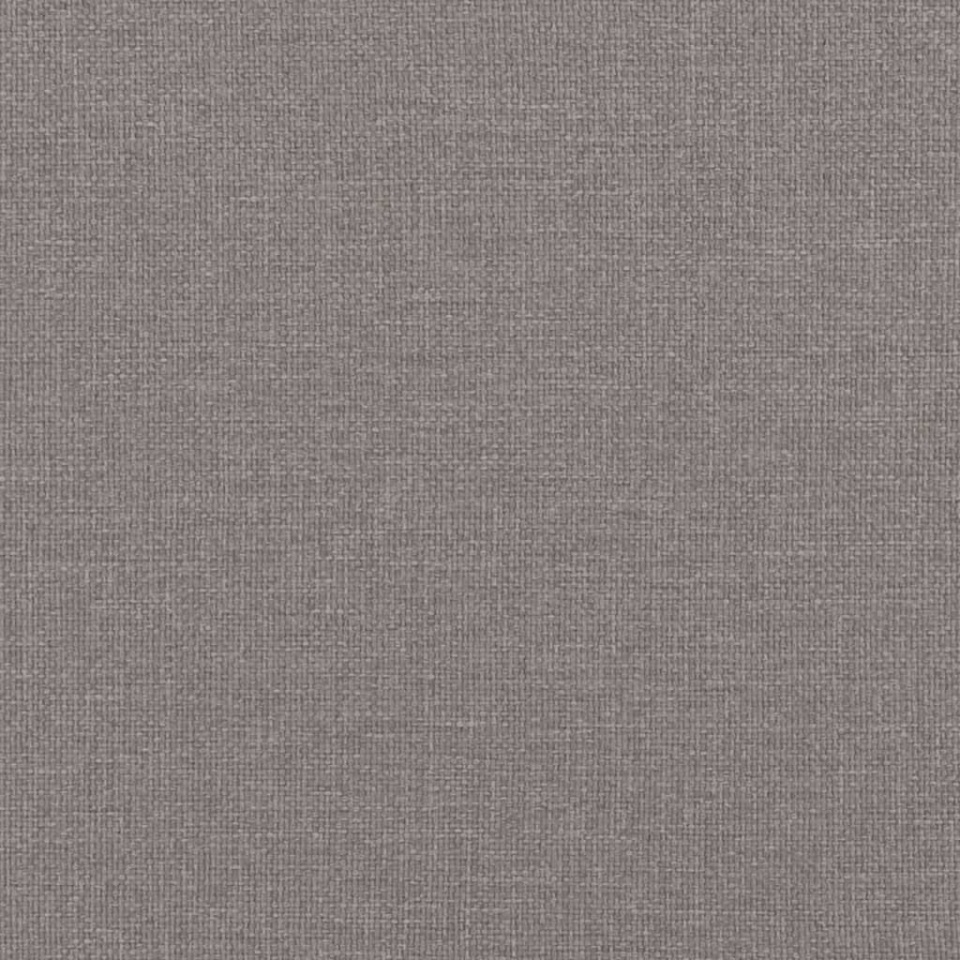 Set de canapea cu perne, 2 piese, gri taupe, material textil