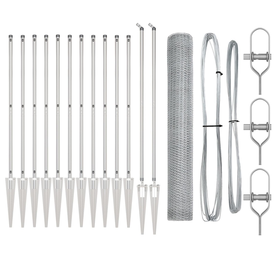 Set de Împrejmuire Set de 2 Oțel Galvanizat 25 x 1.2 m - 1 | YEO