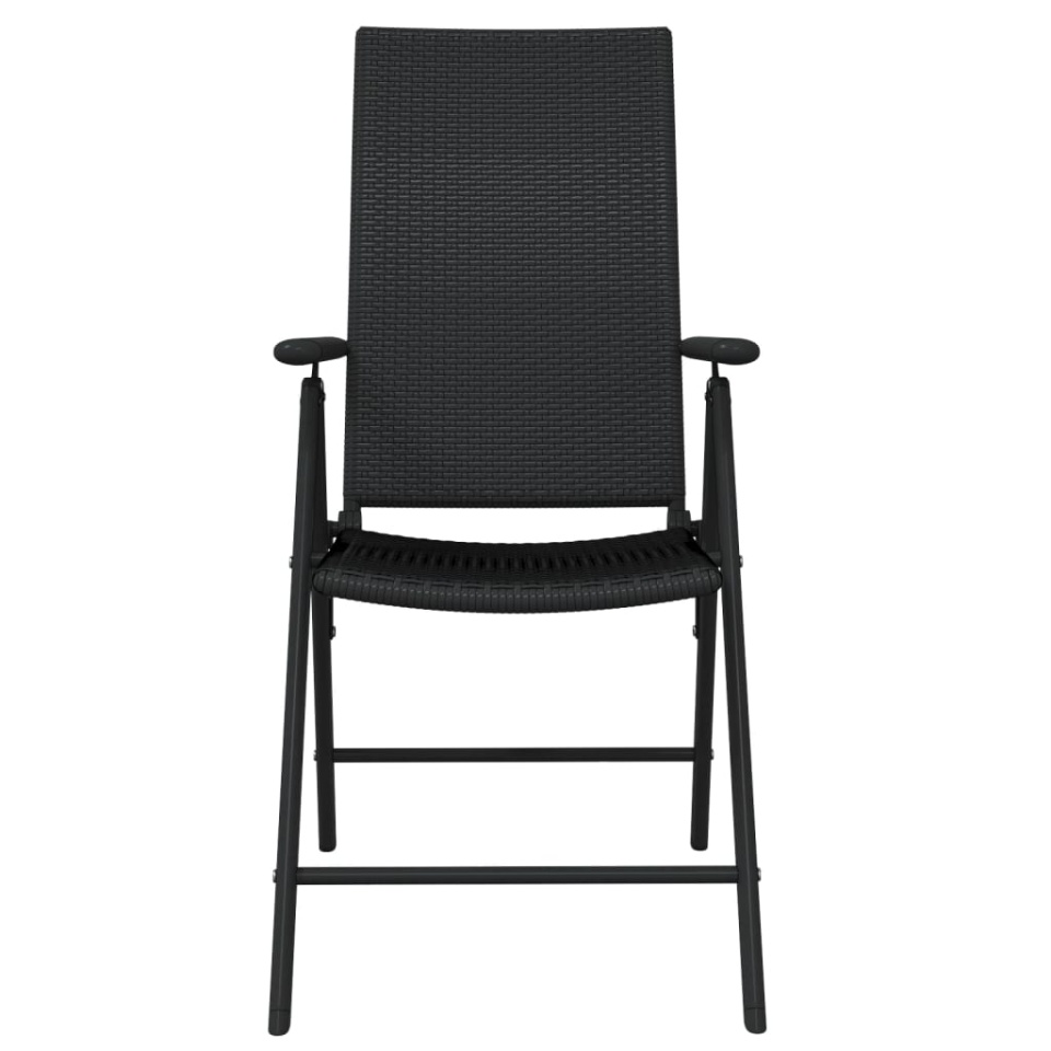 Set de servit masa pentru grădină, 5 piese, negru - 3 | YEO