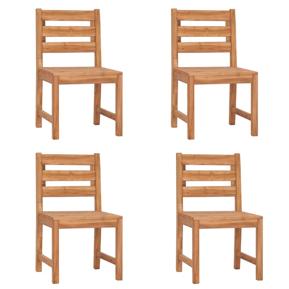 Set de sufragerie de grădină, lemn masiv de tec, 5 piese - 3 | YEO